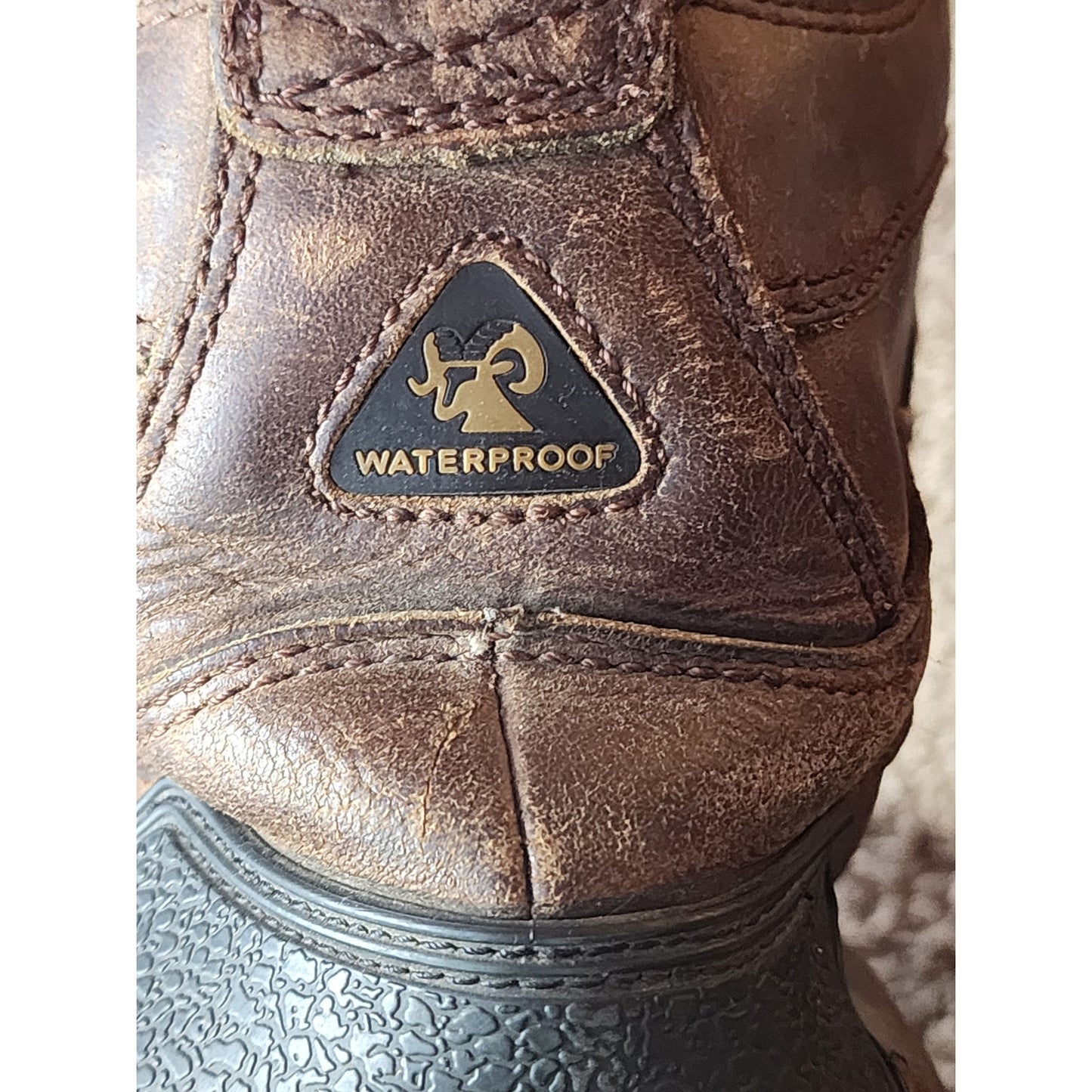 Rocky Boots Mens 11 Waterproof Insulated Workwear 600g Leather Hiking 7480