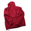 Chaps Jacket Mens Large Red Hooded Full Zip Fleece Lined Windbreaker Coat Hiking