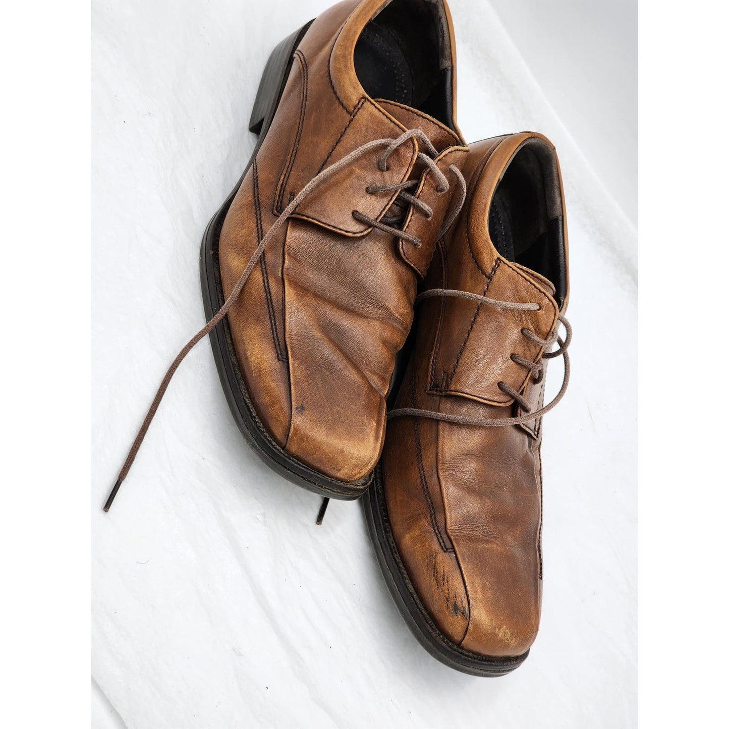 Johnston Murphy Mens Shoes 8.5 M Dress Business Casual Lace Up Leather Oxford