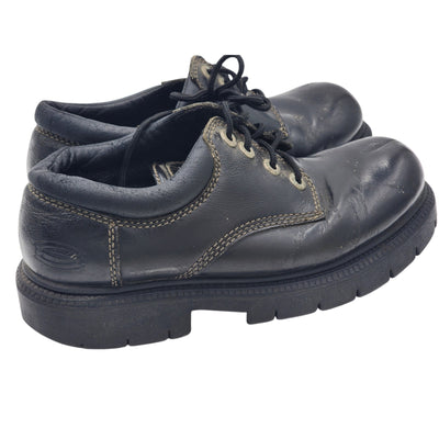 Skechers Leather Shoes Lace Up Mens 8 Rugged Lug Sole Work Casual SN6790 Oxford