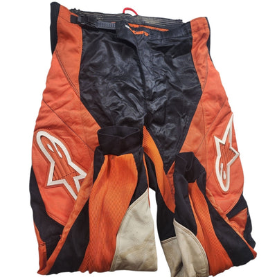 Alpinestars Motocross Pants Mens 34 Medium Orange Charger MX Technical Racewear