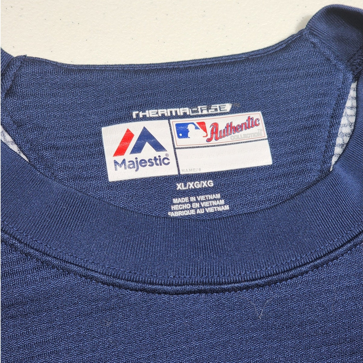 Majestic MLB Minnesota Twins Pullover Shirt Mens XL Long Sleeve Thermabase