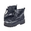 Madden NYC Boots Womens 10 Combat Platform Chunky Zipper Lug Sole Goth Grunge