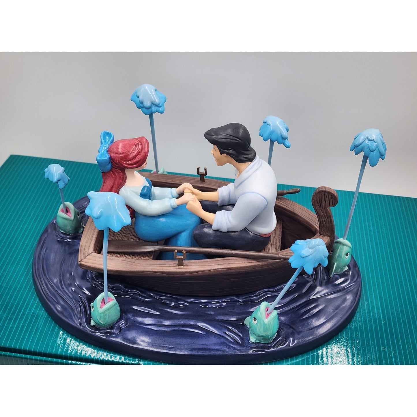 WDCC Little Mermaid Kiss the Girl Figurine Ariel Eric LE COA Box Vintage Disney