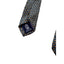 Nautica Mens Silk Tie Geometric Pattern Blue Gold Made Costa Rica Neckwear