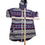 HM Divided Hoodie Womens 10 Shacket Boho Southwestern Style Full Zip Aztec