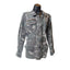 BKE Camo Utility Jacket Womens Large Military Style Zip Up Field Coat Sweatshirt