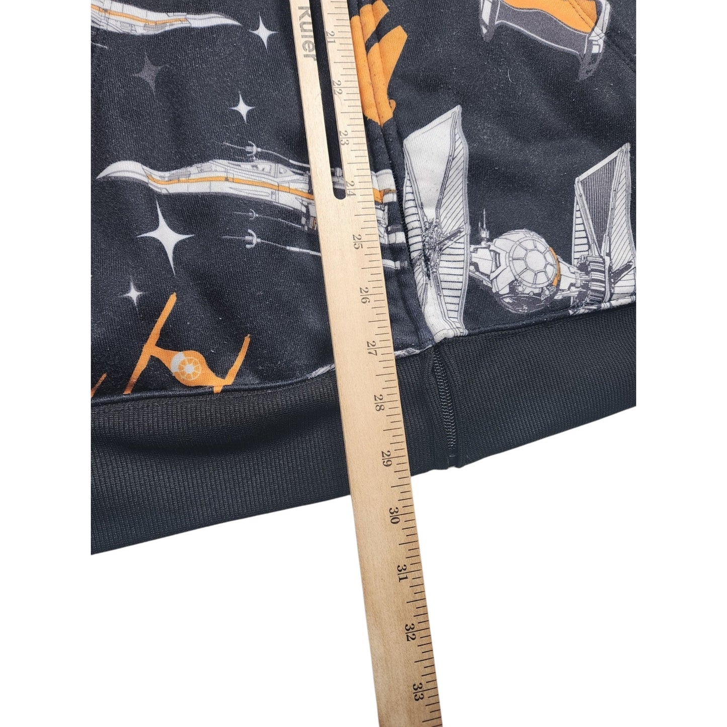 Star Wars Full Zip Hoodie Men Large Womens 2XL BB-8 Millennium Sweatshirt Lounge