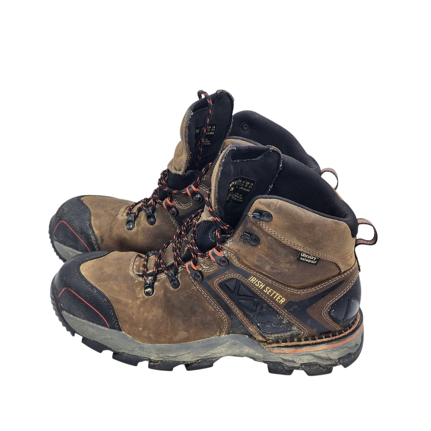 Irish Setter Boots Men 11.5 Work UltraDry Waterproof 83628 Leather Safety Hiking
