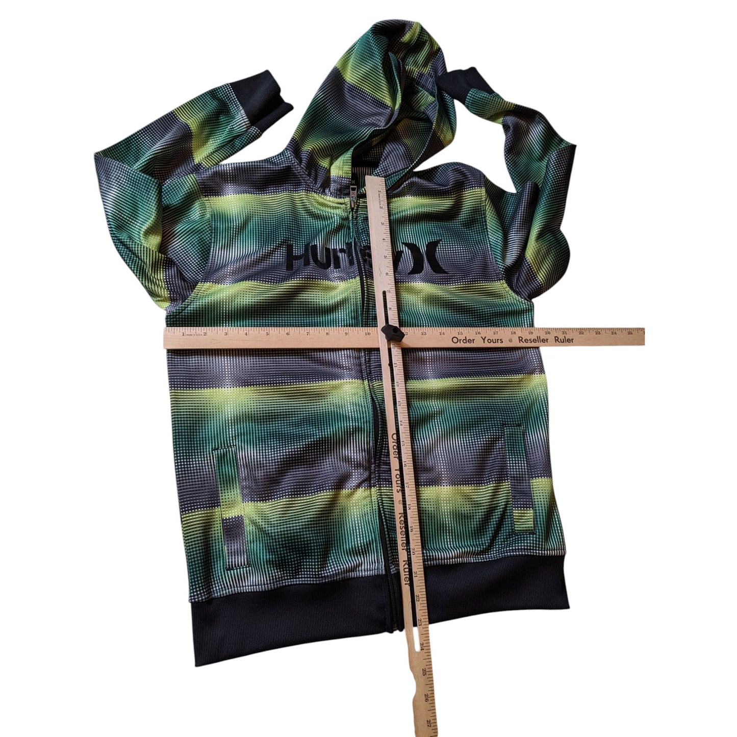 Hurley Hoodie Women Large Zip Graphic Jacket Y2K Style Streetwear Surf Skate