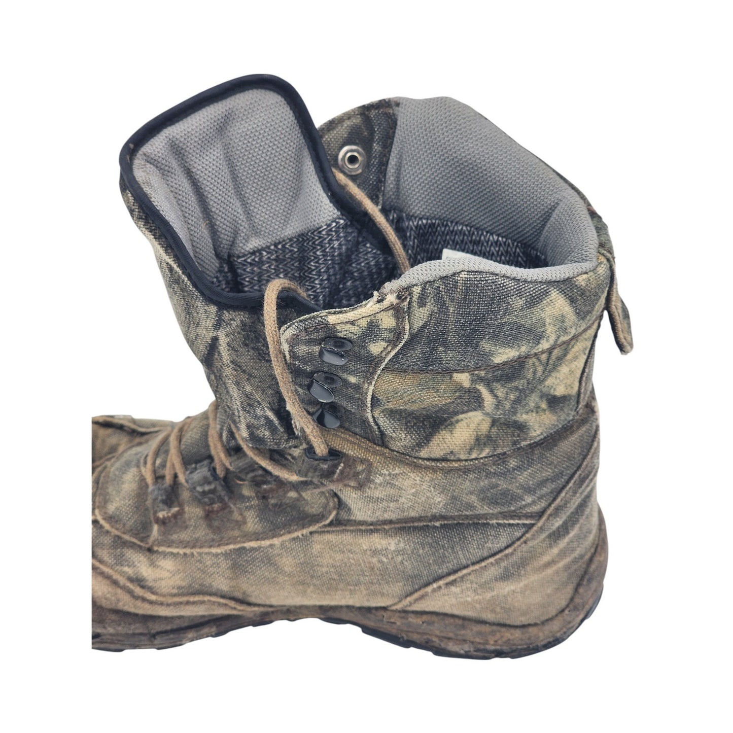 Cabelas Boots Mens 9.5D Thinsulate Ultra Hunting Boots Camo Hiking 81-2160