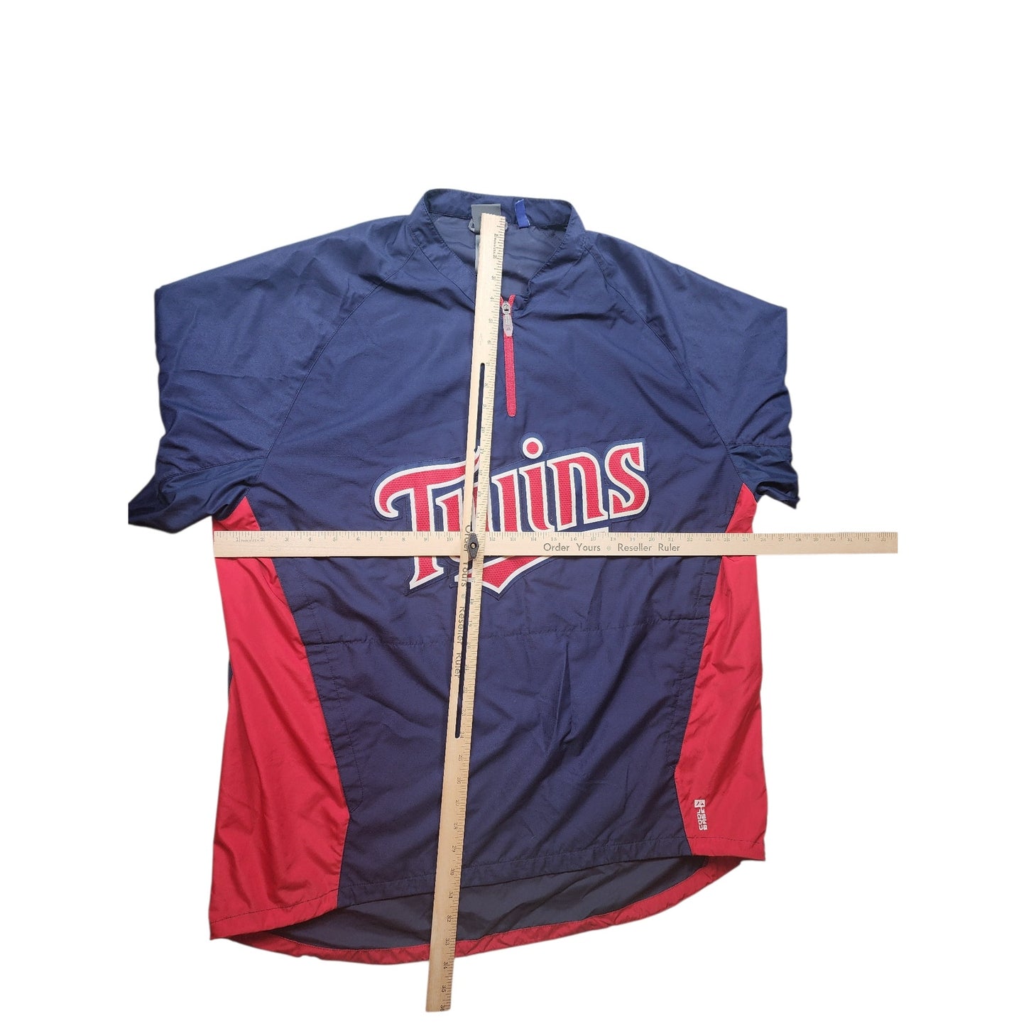 Majestic Minnesota Twins Pullover Windbreaker XL CoolBase Warmup Dugout Baseball