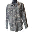 BKE Camo Utility Jacket Womens Large Military Style Zip Up Field Coat Sweatshirt