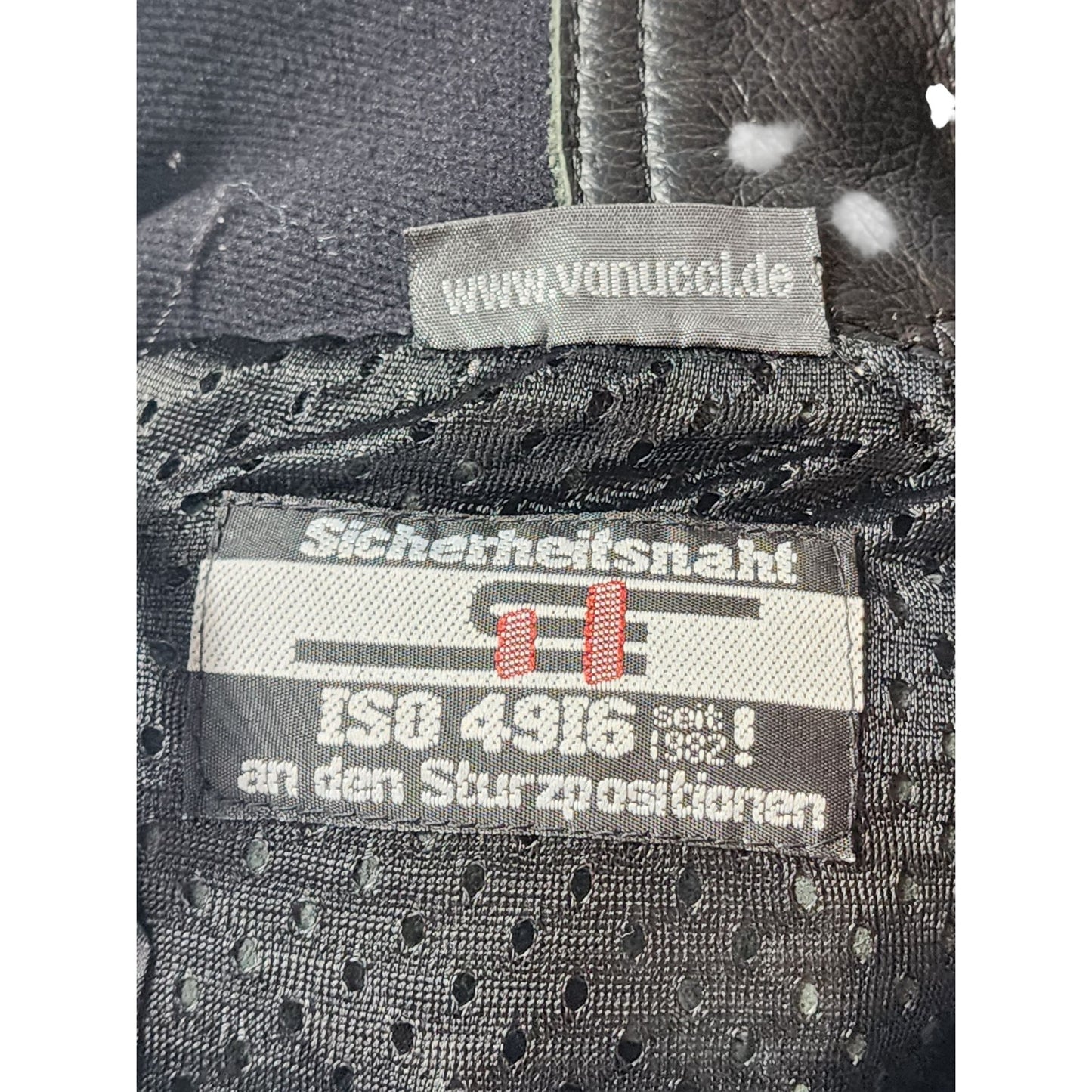 Vanucci Motorcycle Pants Mens 38 EU 28x30 Leather Trousers Knees Protective Moto