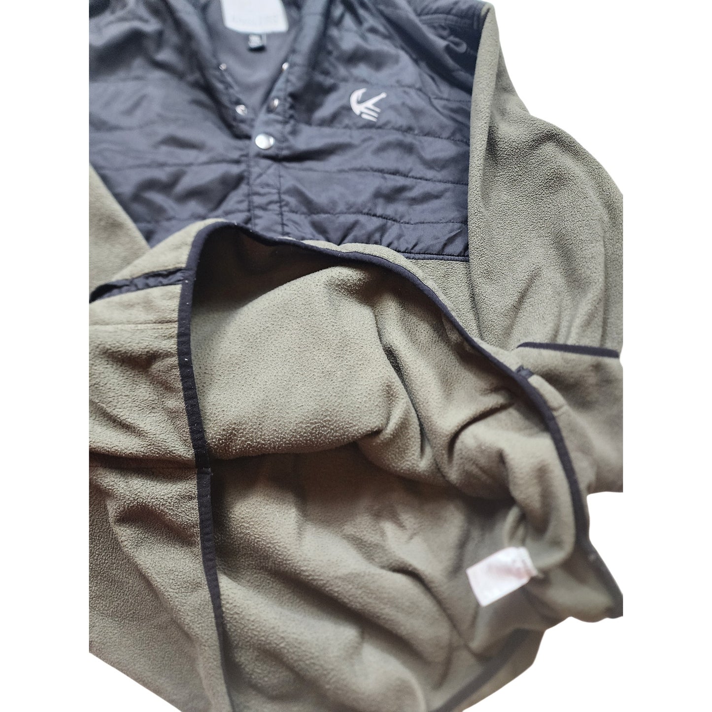 Legendary Anglers Pullover Hoodie Mens 3XL Green Fleece Gorpcore Hiking Outdoors