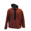 North Face Hoodie Mens Medium Pullover Fleece Jacket Rust Brown Kangaroo Pocket