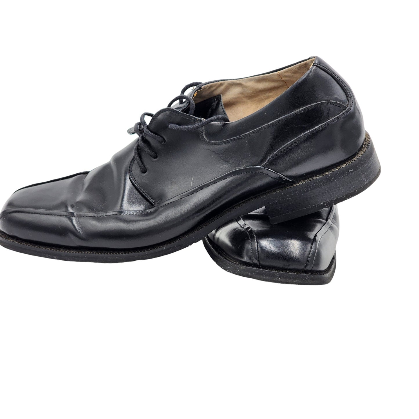 Florsheim Shoes Comfortech Mens 12D Dress Leather Square Toe Business 11256-001
