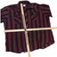 Wrangler Western Pearl Snap Shirt Mens XXL Long Sleeve Burgundy Cowboy Rodeo