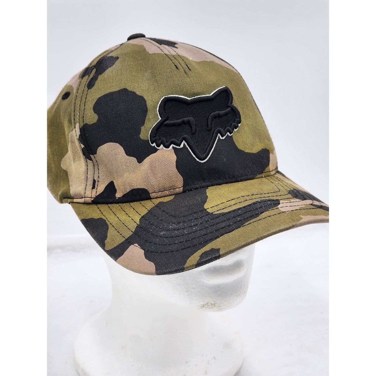 Fox Head Racing Hat Camo Baseball Cap Flexfit Small Medium