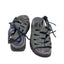 Earth Shoe Sandals Womens Size 10 Gray Leather Upper Strappy Outdoor Elm 3832590