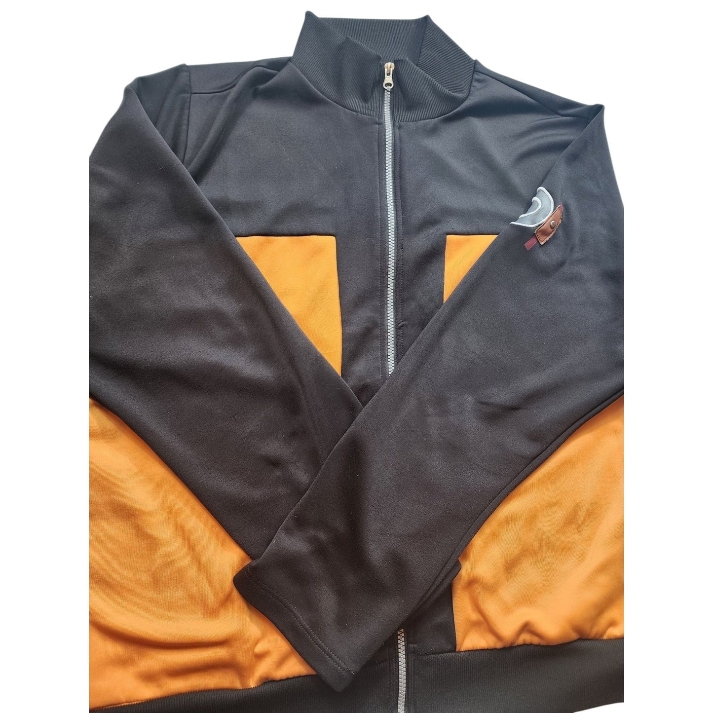 Naruto Shippuden Spirit Men XL Track Jacket Cosplay Anime Zip Logo Shonen Jump