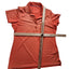 Peter Millar Golf Polo Shirt Womens Medium Coral Stretch Lightweight Activewear