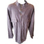 Rustic Ridge Mens Size 2XL Brown Cotton Half Zip Pullover Shirt Button Pockets