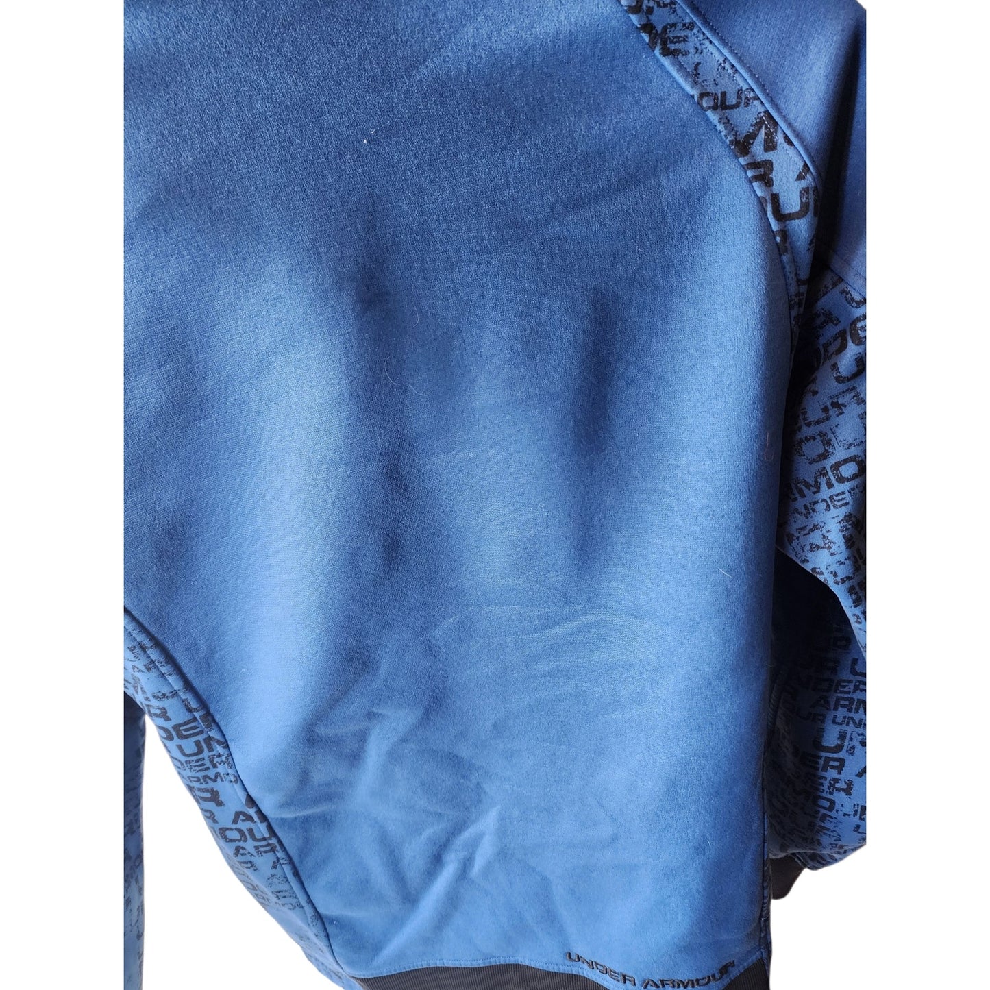 Under Armour Hoodie Men Small Women Medium Zip Sweatshirt Jacket Gym Drawstring