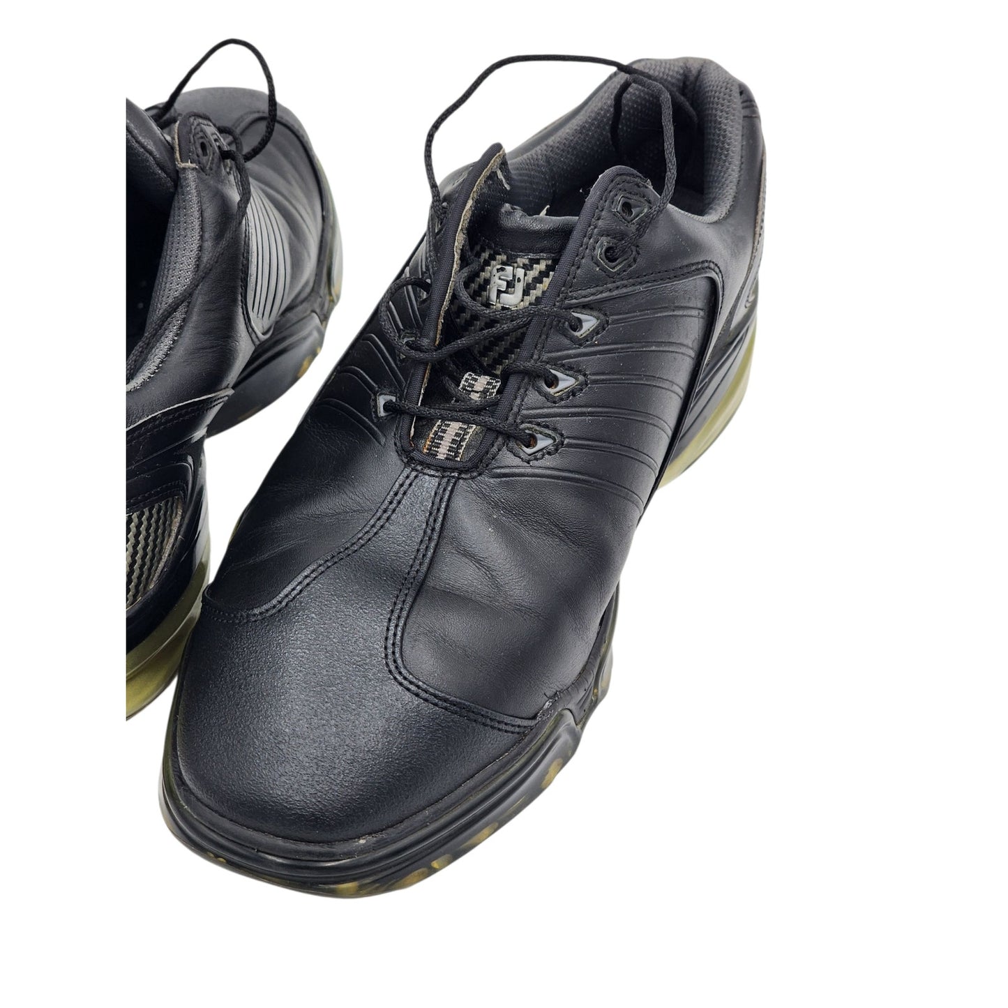 FootJoy Sport Golf Shoes Mens 11M Leather Flex Zone Spikes Cleats Athletic 53145