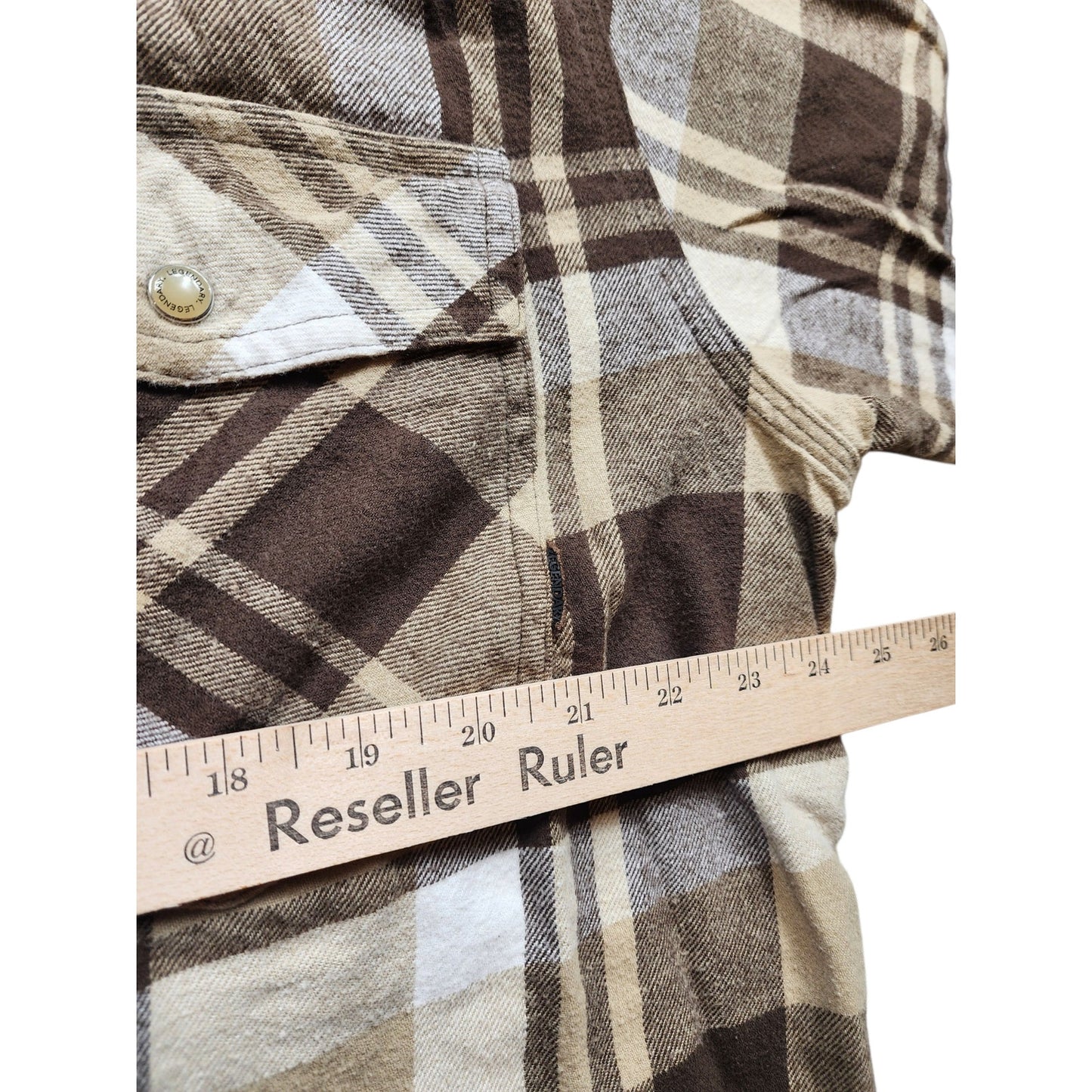 Legendary Whitetails Flannel Shirt Mens 2XT Heavyweight Western Snap Lumberjack
