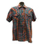 Wrangler Shirt Mens Large Plaid Western Short Sleeve Snap Buttons Cowboy Country