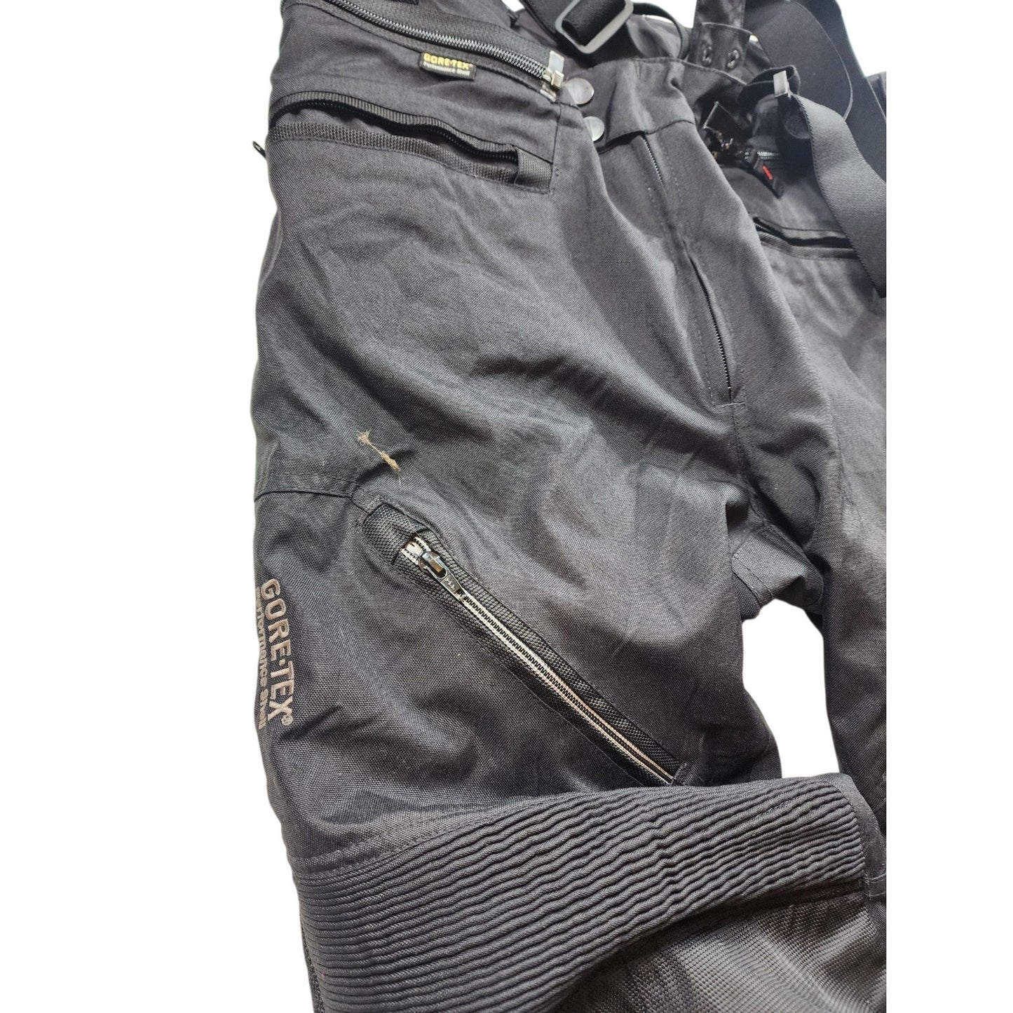 Hein Gericke Gore Tex Waterproof Motorcycle Riding Pants Men 46 Suspenders Armor