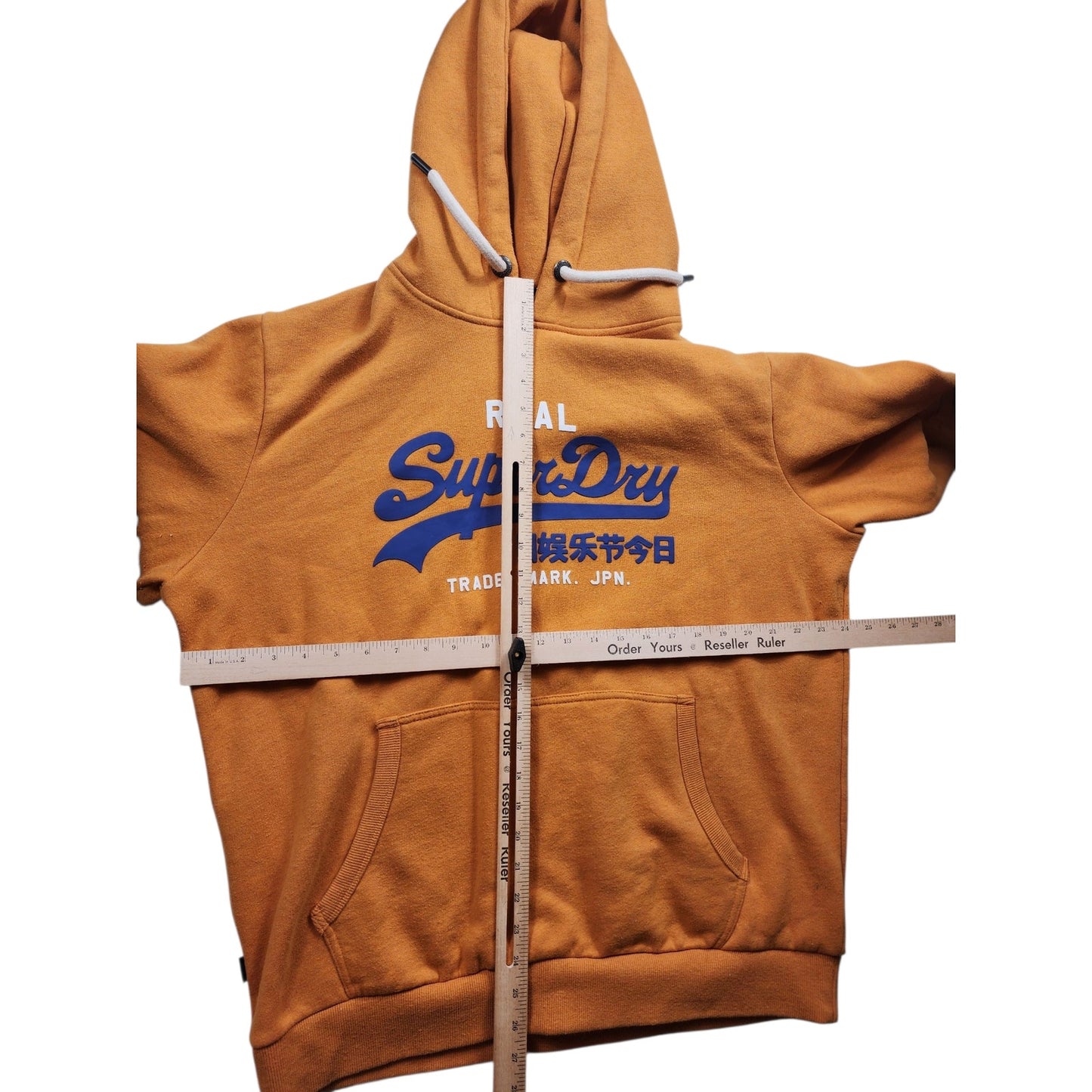 Superdry Hoodie Mens XL Womens 2XL Real Japan Sweatshirt Fleece Kangaroo Pocket