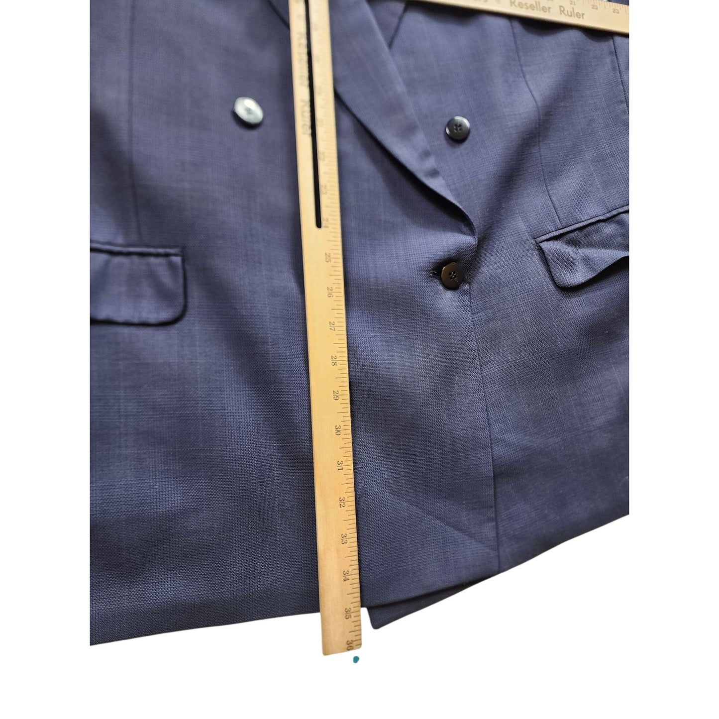 Bartolini Roma Sports Coat Men 48L Blazer Wool Double Breasted Italian