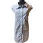 Looney Tunes Tweety Bird Women 26W 28W Sleeveless Button Up Shirt Embroidered