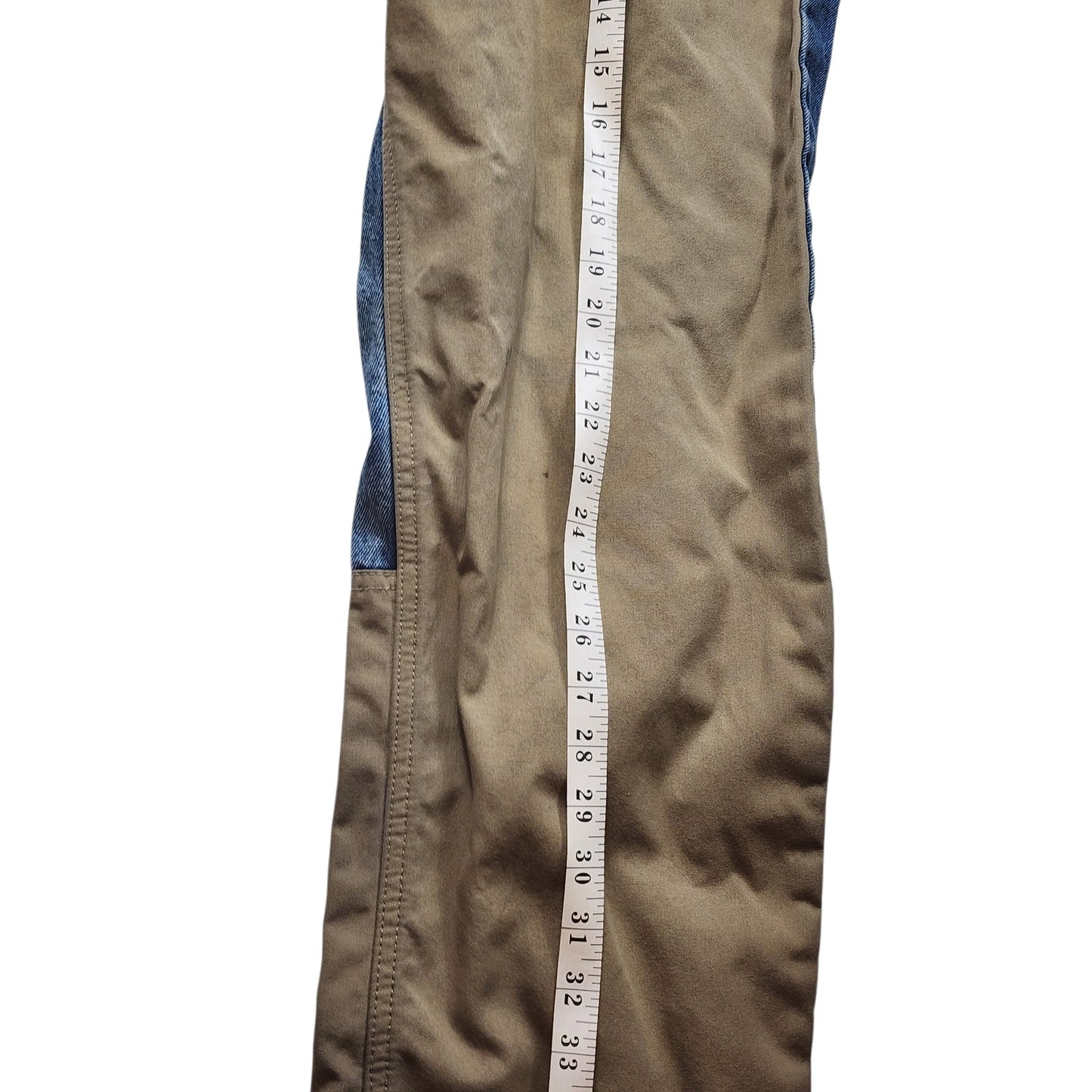 Cabelas Hunting Jeans Mens 34R Denim Canvas Field Pants Work Vintage 94-1125