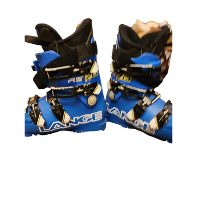 Lange RS 70 43MM Blue Ski Boots Junior Racing 266mm 22-22.5 Downhill F15