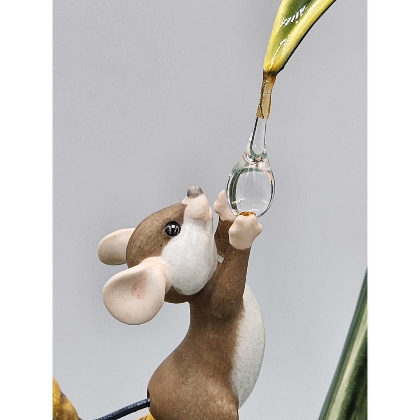 WDCC Bambi "Little April Shower" Field Mouse 50th Anniversary Raindrop Box COA