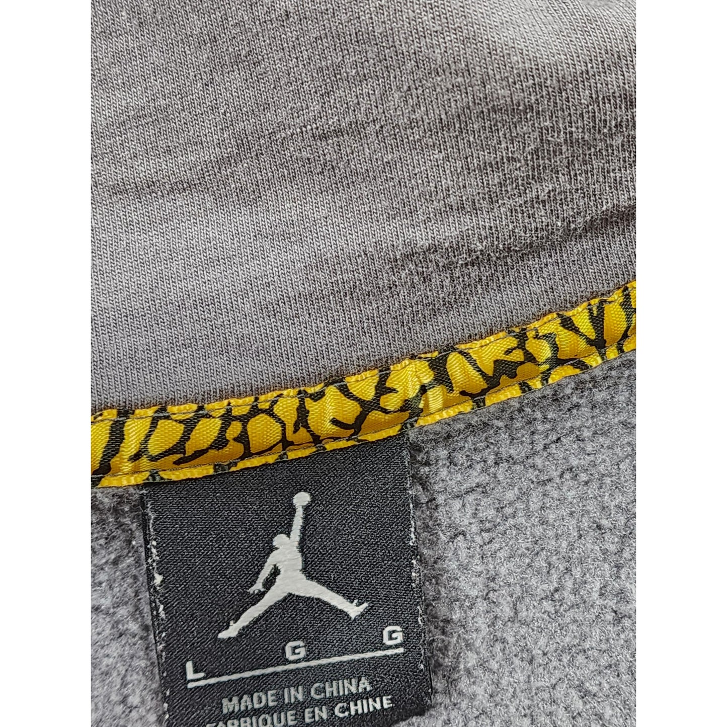 Nike Jordan Hoodie Mens Large Fleece Jacket Button Sweatshirt Jumpman Streetwear