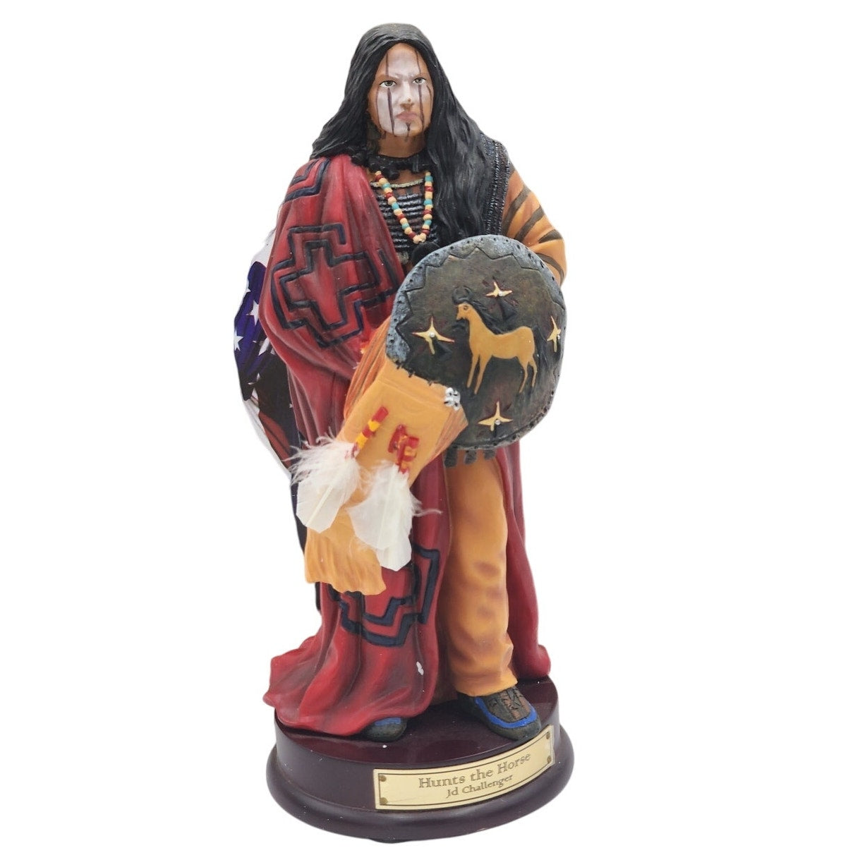 JD Challenger Figurine Hunts Horse Southwestern Style Limited Westland Box 15104
