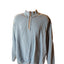 Tommy Bahama Reversible 1/4 Zip Pullover Mens 2XL Brown Blue Sweater Casual Knit