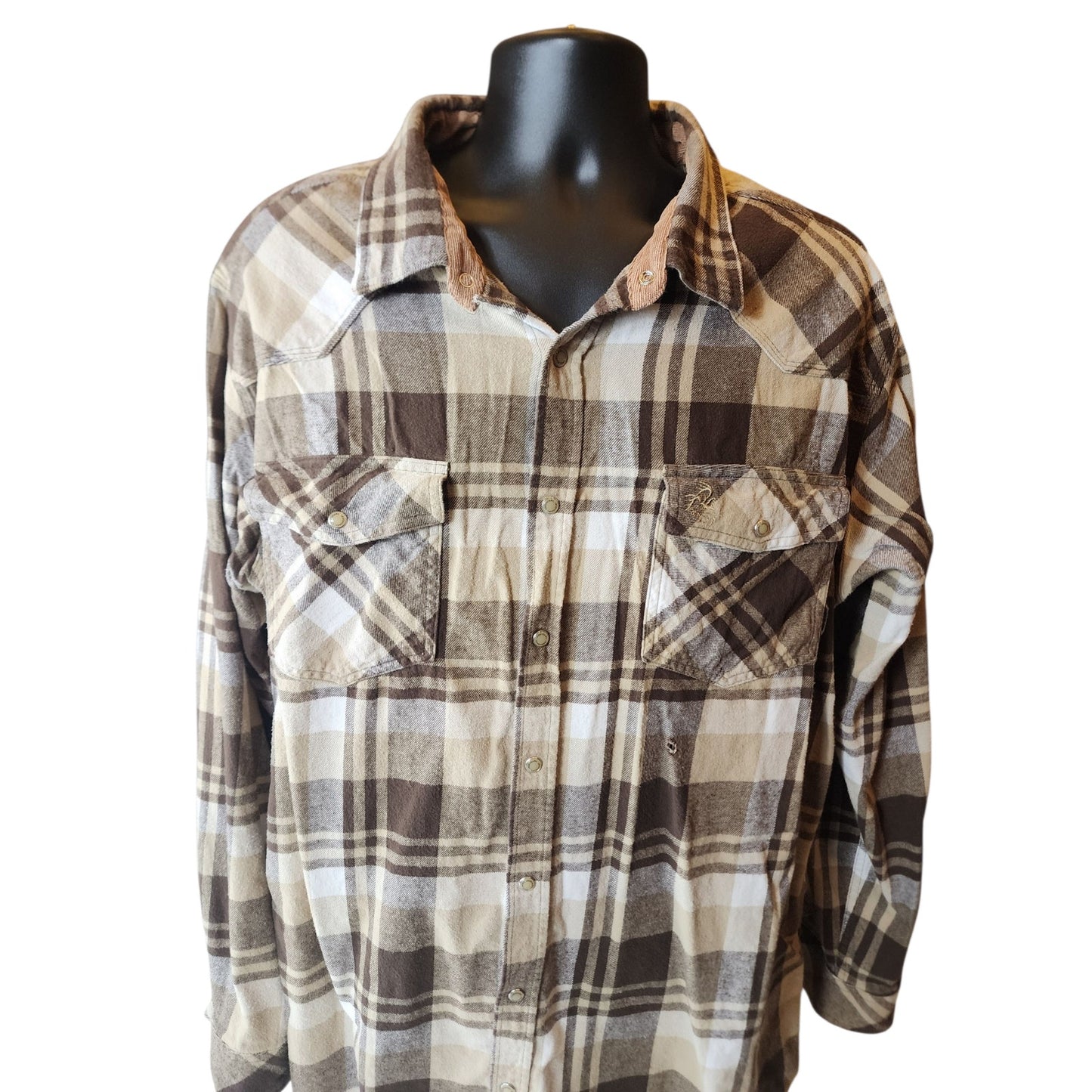 Legendary Whitetails Flannel Shirt Mens 2XT Heavyweight Western Snap Lumberjack