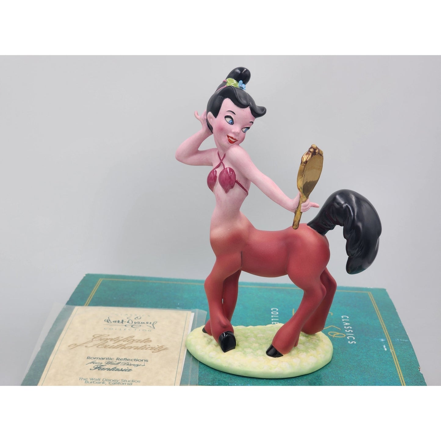 WDCC Fantasia Pink Centaurette Figurine Romantic Reflections Disney COA Box
