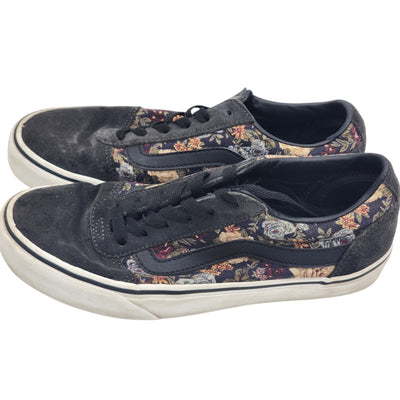 Vans Off the Wall Old Skool Womens 7 Floral Skate Shoes Y2K Sneakers Low Top