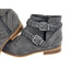 Rocket Dog Ankle Boots Womens 8.5 Gray Suede Western Style Boho Cottagecore