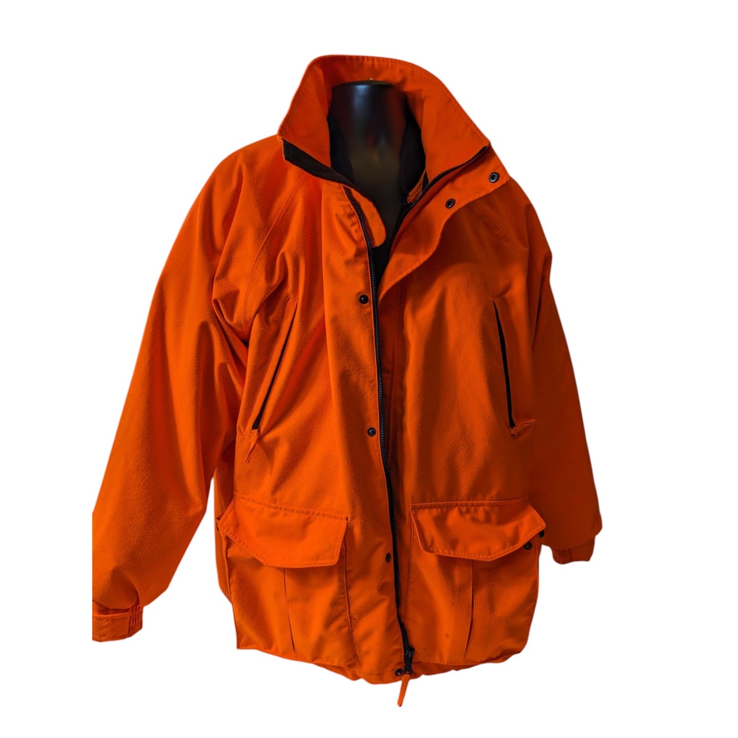 Cabelas Dry-Plus Blaze Orange Hunting Jacket Mens Large Insulated Outdoor Gear