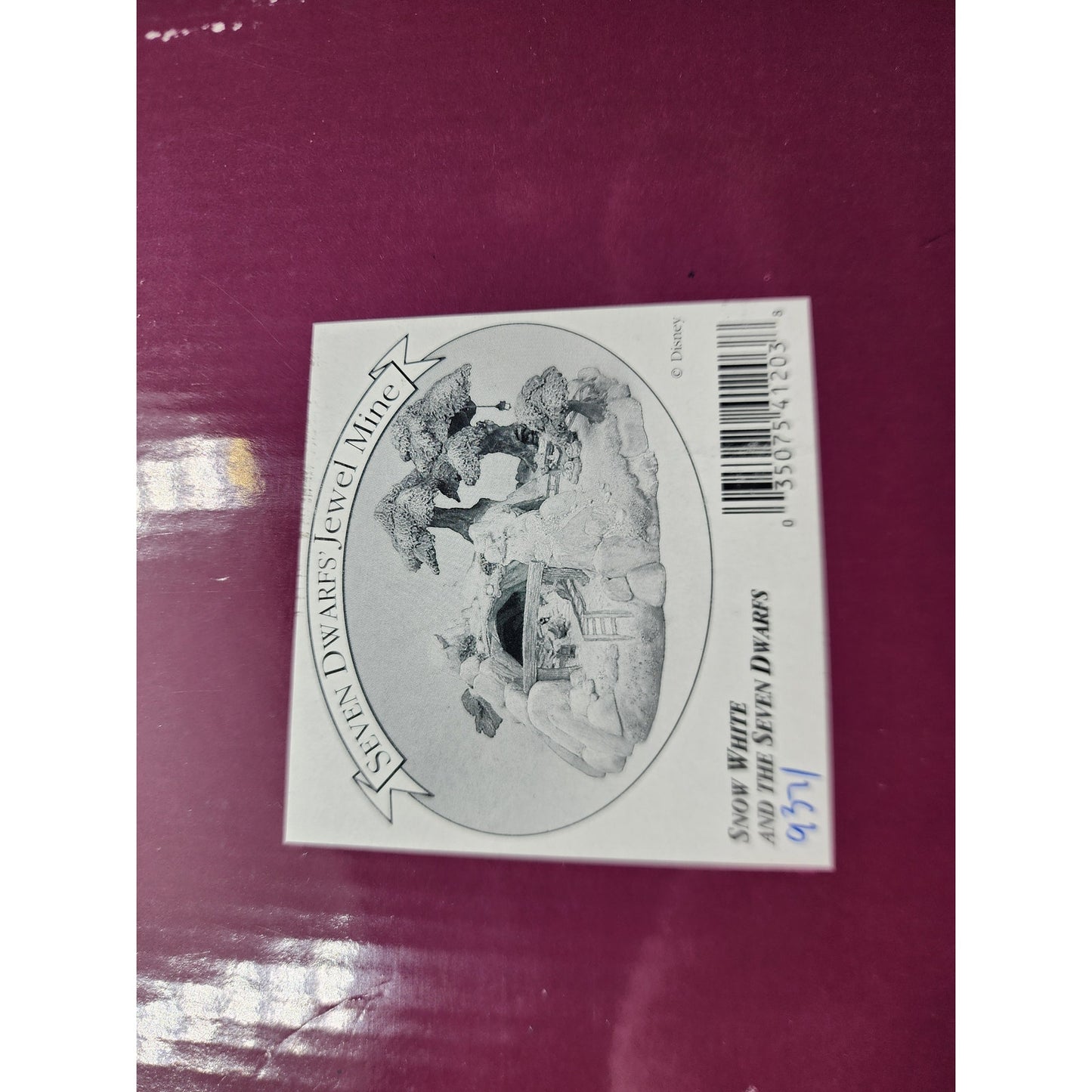 WDCC Disney Enchanted Places Snow White Seven Dwarfs Jewel Mine Vintage Box COA