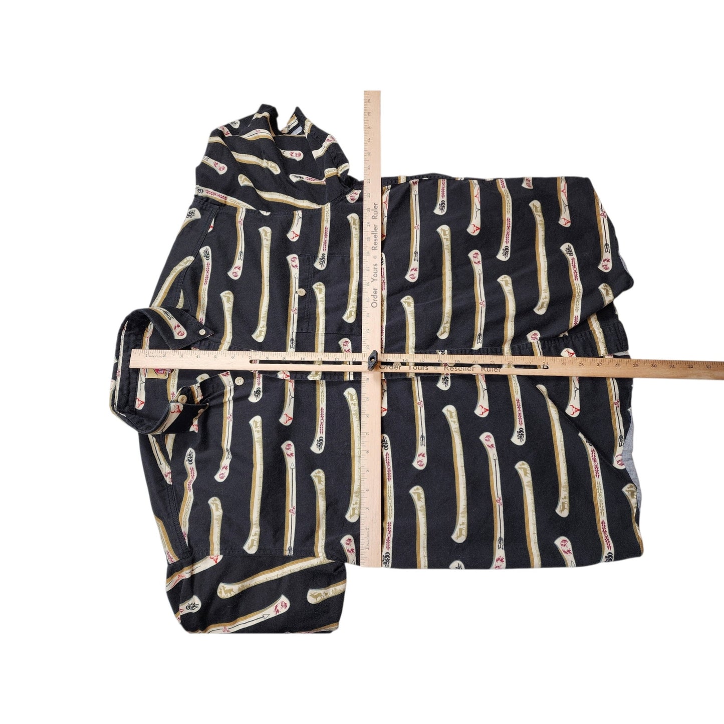 Barn Fly Shirt Medium Western Cowboy Button USA Southwestern Style Y2K Vintage