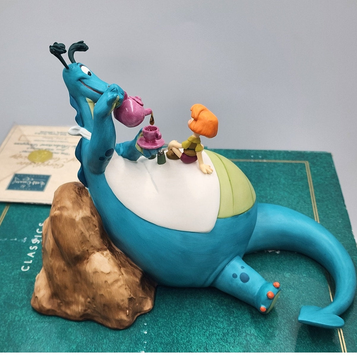 WDCC Reluctant Dragon Boy Tea More The Merrier LE Vintage Disney Retired COA Box
