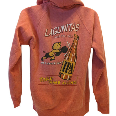 Lagunitas IPA Hoodie Independent Trading Co Mens Small Full Zip Beer Graphic
